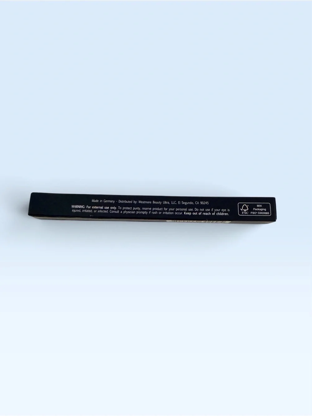 Westmore Beauty Lasting Effects Soft Glide Eyeliner Ultra Black Waterproof NIB